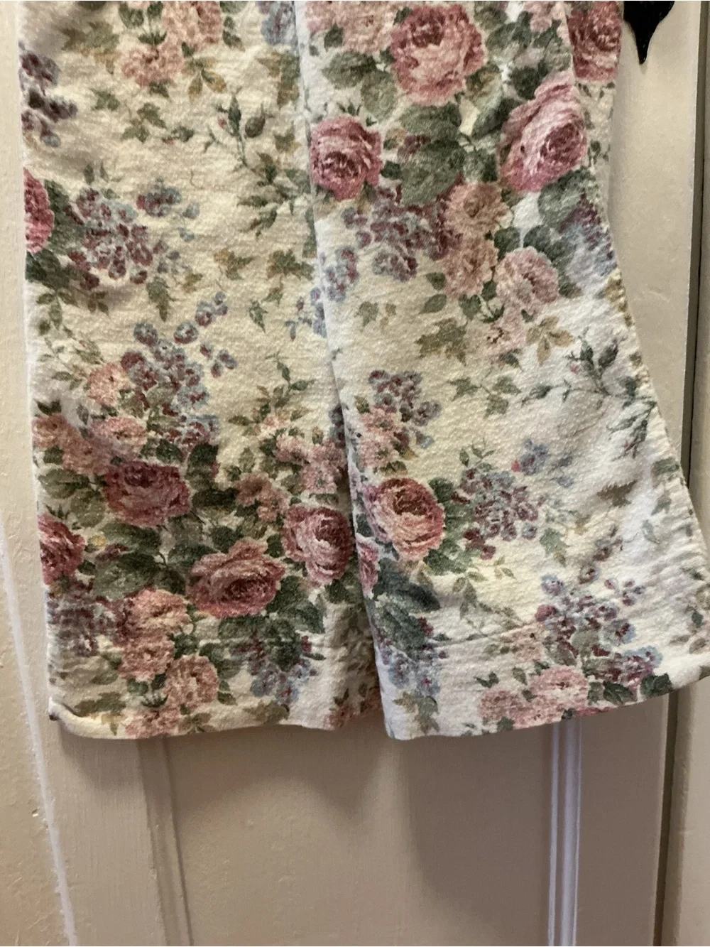 Vintage Shabby Chic 100% Cotton Flannel Sheet Set